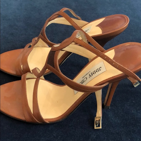 Jimmy Choo Brown Strappy Sandal